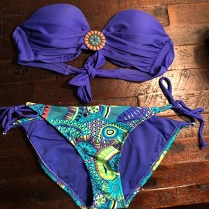 SPRING BREAK Women's Strapless Bikini Set